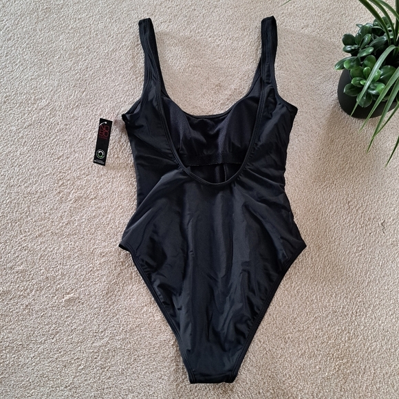 ❤️ No Boundaries Swimsuit Black One Piece Bathing Suit Various Sizes NWT - Picture 5 of 12